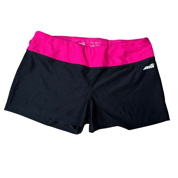 Avia Women's Activewear Shorts Bundle Blue/Grey & Black/Pink Size medium - Picture 4 of 6